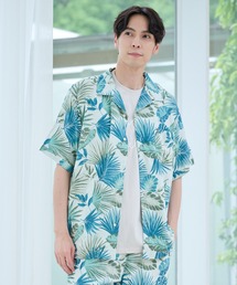 Arnold Palmer | リゾート柄 オープンカラー 半袖 シャツ(シャツ/ブラウス)