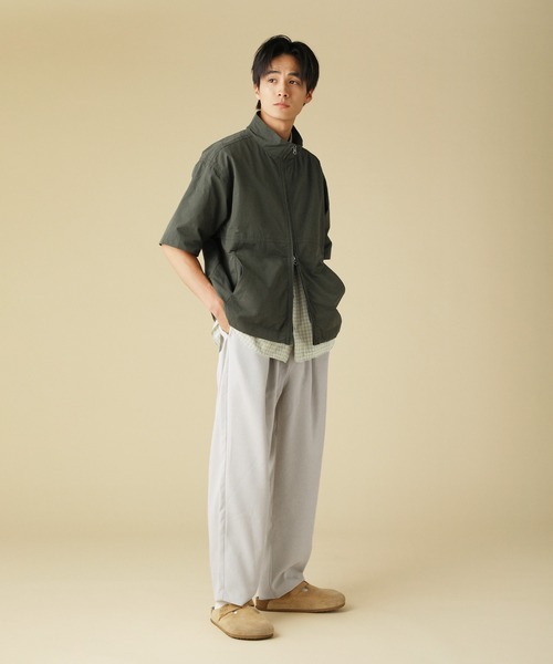 美USED UJOH DANSKIN 半袖 ナイロンジャケット/シャツ M UJOH DANSKIN ウジョー ダンスキン DU322102 WAIST DRAW CODE