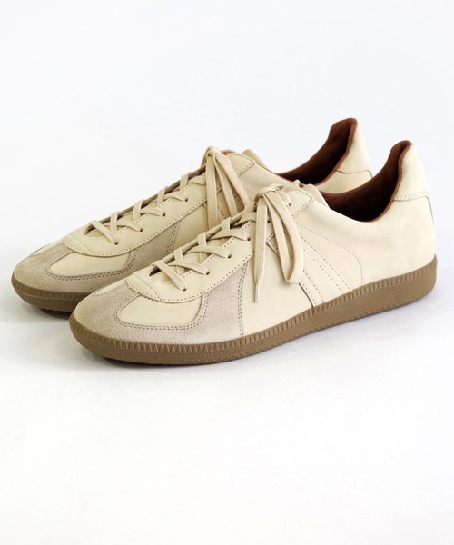 REPRODUCTION OF FOUND（リプロダクションオブファウンド）の「REPRODUCTION OF FOUND (リプロダクション オブ ファウンド) GERMAN MILITARY TRAINER ヌバック 1700NL（スニーカー・メンズ・ブラック/ホワイト/キャメル/ブラウン/オフホワイト/ダークグレー・44/43/39/38/37/36/42/41）」の8枚目の写真