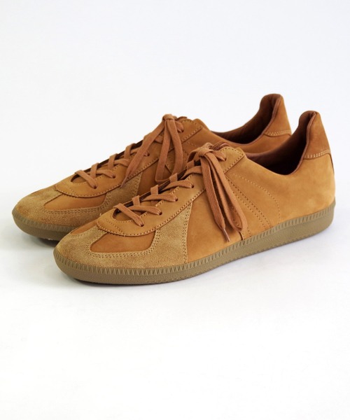 REPRODUCTION OF FOUND（リプロダクションオブファウンド）の「REPRODUCTION OF FOUND (リプロダクション オブ ファウンド) GERMAN MILITARY TRAINER ヌバック 1700NL（スニーカー・メンズ・ブラック/ホワイト/キャメル/ブラウン/オフホワイト/ダークグレー・44/43/39/38/37/36/42/41）」の7枚目の写真