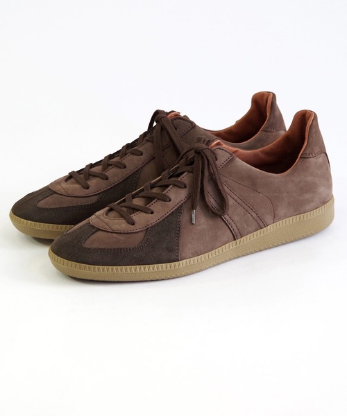 REPRODUCTION OF FOUND（リプロダクションオブファウンド）の「REPRODUCTION OF FOUND (リプロダクション オブ ファウンド) GERMAN MILITARY TRAINER ヌバック 1700NL（スニーカー・メンズ・ブラック/ホワイト/キャメル/ブラウン/オフホワイト/ダークグレー・44/43/39/38/37/36/42/41）」の20枚目の写真