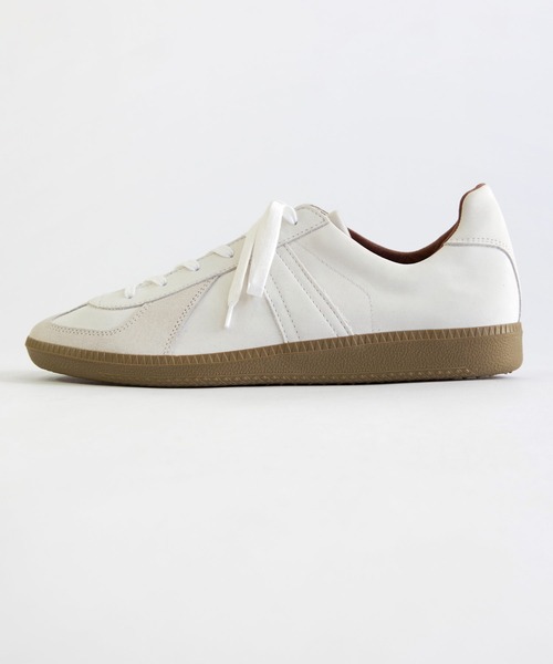 REPRODUCTION OF FOUND（リプロダクションオブファウンド）の「REPRODUCTION OF FOUND (リプロダクション オブ ファウンド) GERMAN MILITARY TRAINER ヌバック 1700NL（スニーカー・メンズ・ブラック/ホワイト/キャメル/ブラウン/オフホワイト/ダークグレー・44/43/39/38/37/36/42/41）」の17枚目の写真