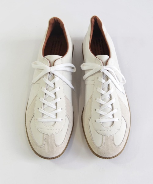 REPRODUCTION OF FOUND（リプロダクションオブファウンド）の「REPRODUCTION OF FOUND (リプロダクション オブ ファウンド) GERMAN MILITARY TRAINER ヌバック 1700NL（スニーカー・メンズ・ブラック/ホワイト/キャメル/ブラウン/オフホワイト/ダークグレー・44/43/39/38/37/36/42/41）」の16枚目の写真