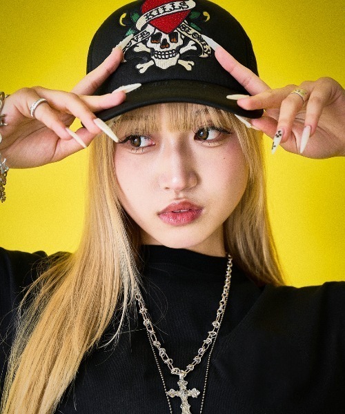 A'GEM/9 × .kom 『A'GEM/9/エージェムナイン』 Ed HardyメッシュCAP A