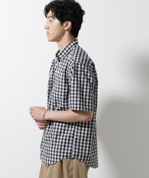 NANO universe | オリジナルギンガムシャツ 半袖(シャツ/ブラウス)