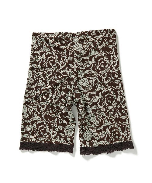 パンツ PERVERZE Washed Leather Flap Shorts Lace Trim Shorts（その他パンツ）｜PERVERZE（パーバーズ）の