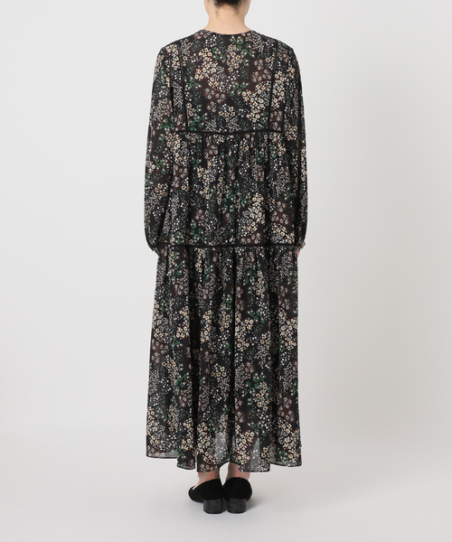 新品タグ付☆SLOBE IENA☆FLOWER PRINTワンピース SLOBE IENA ワンピース 「WEB限定/追加」FLOWER PRINT