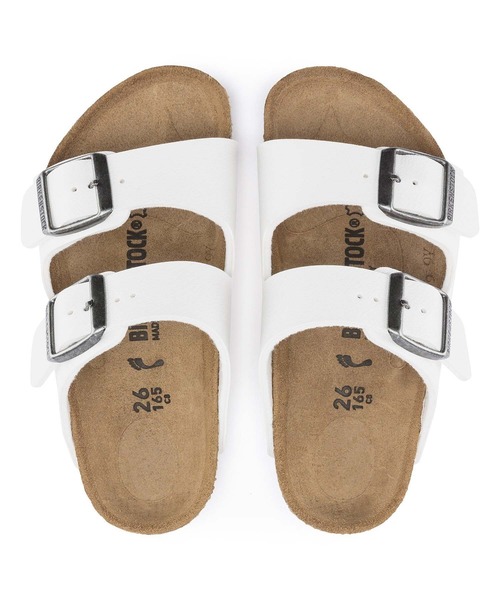 BIRKENSTOCK(ビルケンシュトック)の「BIRKENSTOCK/ビルケンシュトック キッズ サンダル ナロー幅 Arizona Kids BF White Narrow 1016934(サンダル・キッズ・ホワイト・27/28/30/31/33)」の4枚目の写真