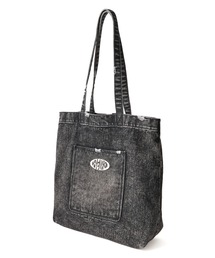 X-girl（エックスガール）の「POCKET DENIM TOTE BAG（トートバッグ・レディース）」