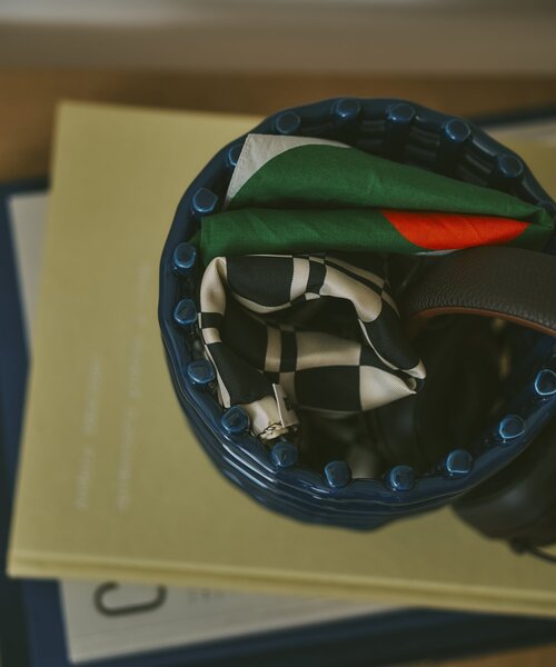 BIRTHDAY BAR（バースデイバー）の「【SAHIR サヒール】Pottery round basket（インテリア雑貨・レディース・ベージュ/ネイビー/ピンク・0）」の16枚目の写真