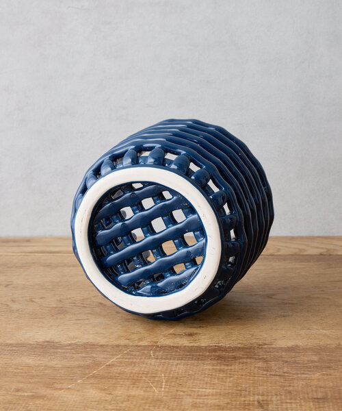 BIRTHDAY BAR（バースデイバー）の「【SAHIR サヒール】Pottery round basket（インテリア雑貨・レディース・ベージュ/ネイビー/ピンク・0）」の22枚目の写真