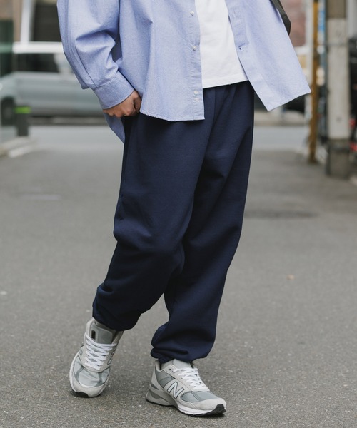 GILDAN（ギルダン）の「Gildan/ギルダン ノーポケット スウェットパンツ 無地 イージーパンツ オーバーサイズ 裏起毛（スウェットパンツ・メンズ・ネイビー/グレー/アッシュグレー/ブラック/サンドベージュ・L/S/XL/M）」の5枚目の写真