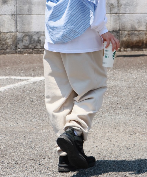 GILDAN（ギルダン）の「Gildan/ギルダン ノーポケット スウェットパンツ 無地 イージーパンツ オーバーサイズ 裏起毛（スウェットパンツ・メンズ・ネイビー/グレー/アッシュグレー/ブラック/サンドベージュ・L/S/XL/M）」の4枚目の写真