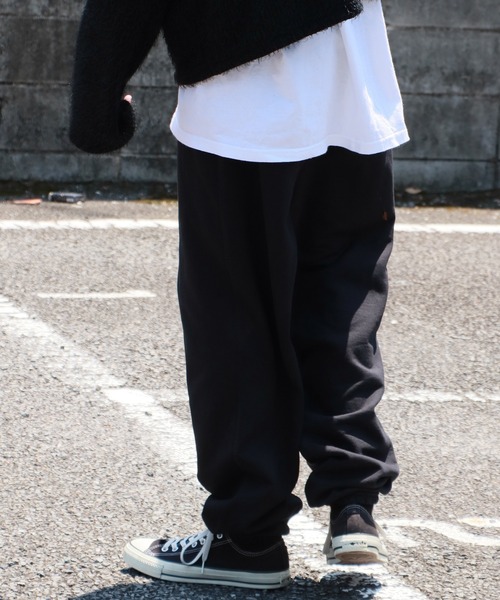 GILDAN（ギルダン）の「Gildan/ギルダン ノーポケット スウェットパンツ 無地 イージーパンツ オーバーサイズ 裏起毛（スウェットパンツ・メンズ・ネイビー/グレー/アッシュグレー/ブラック/サンドベージュ・L/S/XL/M）」の2枚目の写真