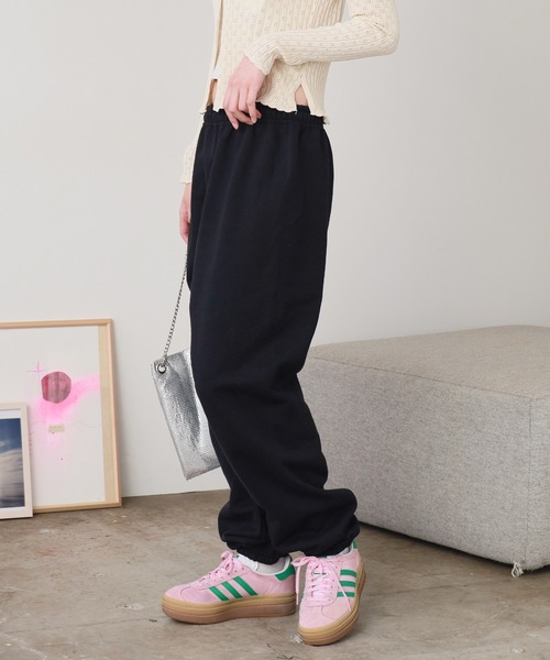 GILDAN（ギルダン）の「Gildan/ギルダン ノーポケット スウェットパンツ 無地 イージーパンツ オーバーサイズ 裏起毛（スウェットパンツ・メンズ・ネイビー/グレー/アッシュグレー/ブラック/サンドベージュ・L/S/XL/M）」の8枚目の写真