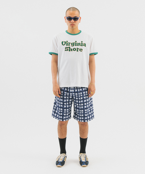 WOKE EDGE（ウォークエッジ）の「WOKE EDGE/ウォークエッジ Virginia Shore Ringer Tシャツ（Tシャツ/カットソー・メンズ・ホワイト・MEDIUM/LARGE）」の7枚目の写真