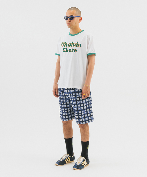 WOKE EDGE（ウォークエッジ）の「WOKE EDGE/ウォークエッジ Virginia Shore Ringer Tシャツ（Tシャツ/カットソー・メンズ・ホワイト・MEDIUM/LARGE）」の6枚目の写真