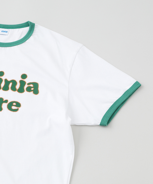 WOKE EDGE（ウォークエッジ）の「WOKE EDGE/ウォークエッジ Virginia Shore Ringer Tシャツ（Tシャツ/カットソー・メンズ・ホワイト・MEDIUM/LARGE）」の12枚目の写真