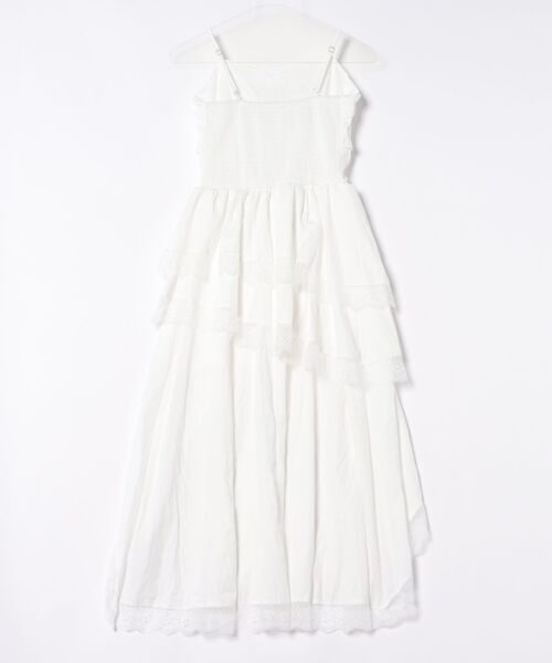 frunco（フランコ）の「コットンフリルキャミワンピース（ワンピース・レディース・ホワイト・MEDIUM）」の10枚目の写真