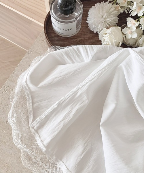 frunco（フランコ）の「コットンフリルキャミワンピース（ワンピース・レディース・ホワイト・MEDIUM）」の13枚目の写真