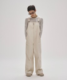 TODAYFUL(gDfCt)Frontzip Twill Salopette(Tybg/I[o[I[)
