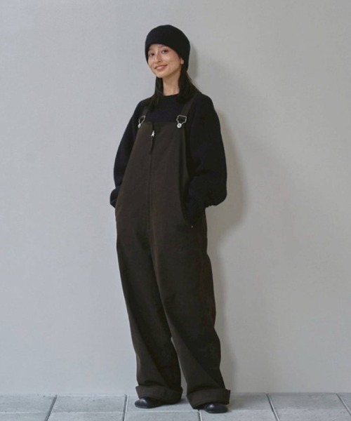 サロペット・オーバーオール・オールインワン TODAYFUL Frontzip Cotton Salopette38 Frontzip Twill Salopette（サロペット/オーバーオール）｜TODAYFUL