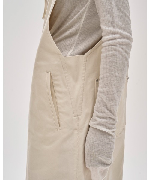 Frontzip Twill Salopette（サロペット/オーバーオール）｜TODAYFUL