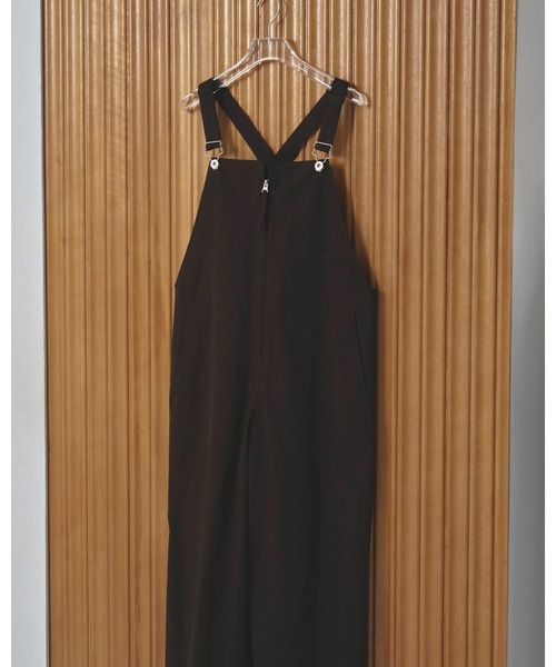 Frontzip Twill Salopette（サロペット/オーバーオール）｜TODAYFUL