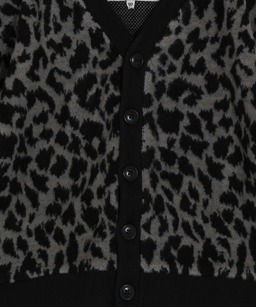 MAKE YOUR DAY（メイクユアデイ）の「レオパードジャガードカーディガン■150.160cm（カーディガン/ボレロ・キッズ・ベージュ/グレー・160/150）」の12枚目の写真