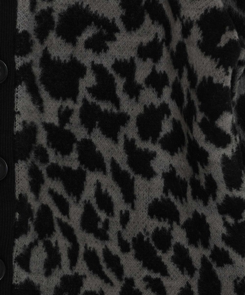 MAKE YOUR DAY（メイクユアデイ）の「レオパードジャガードカーディガン■150.160cm（カーディガン/ボレロ・キッズ・ベージュ/グレー・160/150）」の15枚目の写真