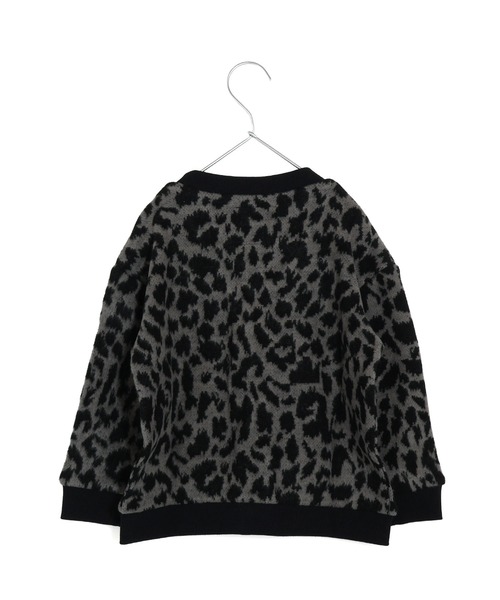 MAKE YOUR DAY（メイクユアデイ）の「レオパードジャガードカーディガン■150.160cm（カーディガン/ボレロ・キッズ・ベージュ/グレー・160/150）」の18枚目の写真