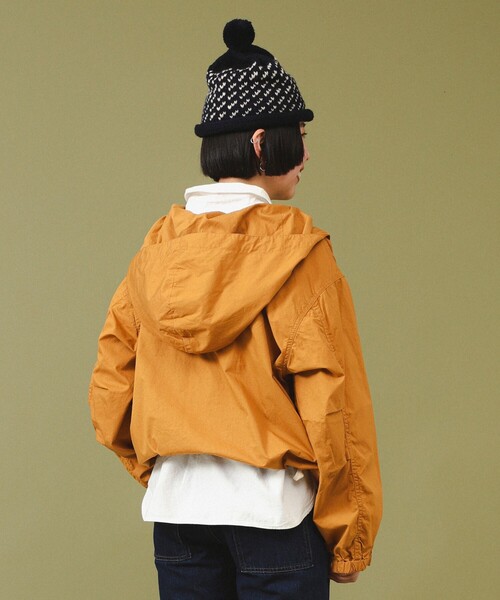 BEAMS BOY（ビームスボーイ）の「【1/15再値下げ】サイドボタン アノラック（ナイロンジャケット・レディース・ブルー/グリーン/ホワイト系その他7/マスタード・1/2）」の18枚目の写真