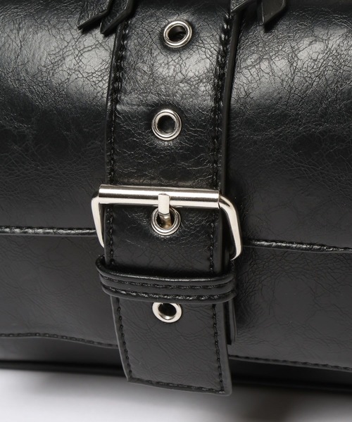 Heather（ヘザー）の「デザインポケットボストンBAG　577056（ボストンバッグ・レディース・ブラック/アイボリー/ピンク/ベージュ系・ONE SIZE）」の22枚目の写真