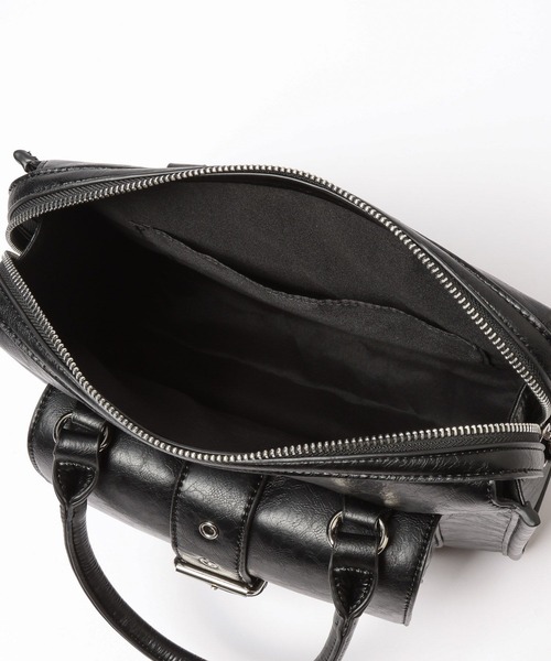 Heather（ヘザー）の「デザインポケットボストンBAG　577056（ボストンバッグ・レディース・ブラック/アイボリー/ピンク/ベージュ系・ONE SIZE）」の16枚目の写真