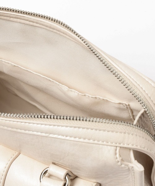 Heather（ヘザー）の「デザインポケットボストンBAG　577056（ボストンバッグ・レディース・ブラック/アイボリー/ピンク/ベージュ系・ONE SIZE）」の15枚目の写真