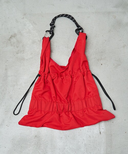 coen（コーエン）の「2WAY パラコードギャザートートバッグ（Ｍ）（トートバッグ・レディース・ブラック/オリーブ/レッド/ベージュ/その他1・FREE）」の9枚目の写真