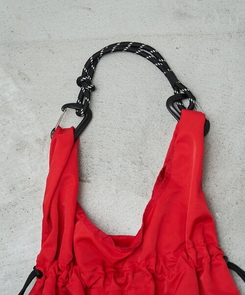 coen（コーエン）の「2WAY パラコードギャザートートバッグ（Ｍ）（トートバッグ・レディース・ブラック/オリーブ/レッド/ベージュ/その他1・FREE）」の11枚目の写真