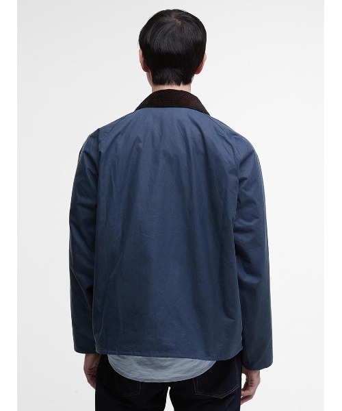 Barbour(バブアー)の「【TRANSPORT / トランスポート】ワックス ショート ジャケット(ブルゾン・メンズ・グレー/ブラック/グリーン/ライトブルー/ネイビー・42/40/38/36/44/34/32)」の9枚目の写真