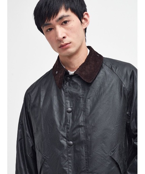 Barbour(バブアー)の「【TRANSPORT / トランスポート】ワックス ショート ジャケット(ブルゾン・メンズ・グレー/ブラック/グリーン/ライトブルー/ネイビー・42/40/38/36/44/34/32)」の16枚目の写真