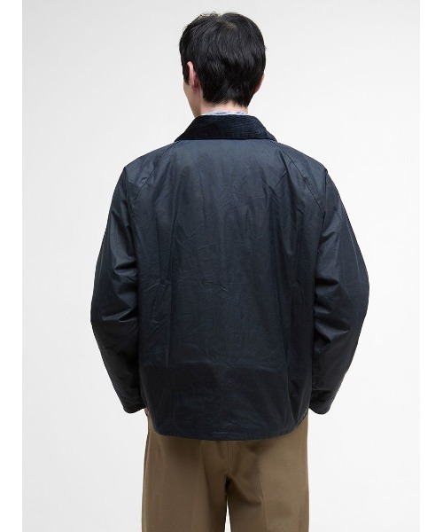 Barbour(バブアー)の「【TRANSPORT / トランスポート】ワックス ショート ジャケット(ブルゾン・メンズ・グレー/ブラック/グリーン/ライトブルー/ネイビー・42/40/38/36/44/34/32)」の18枚目の写真