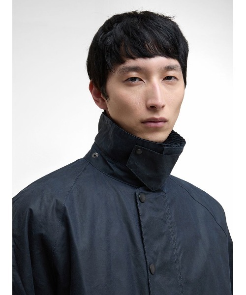 Barbour(バブアー)の「【TRANSPORT / トランスポート】ワックス ショート ジャケット(ブルゾン・メンズ・グレー/ブラック/グリーン/ライトブルー/ネイビー・42/40/38/36/44/34/32)」の19枚目の写真