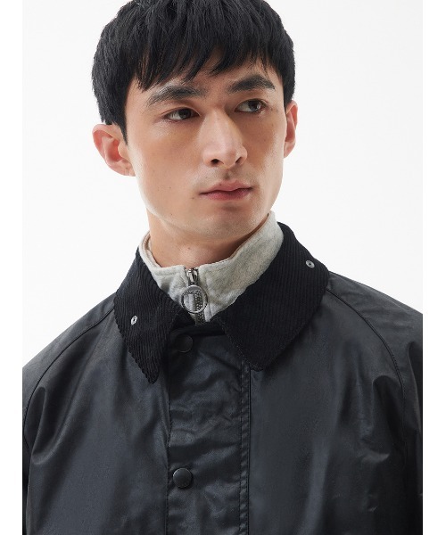 Barbour(バブアー)の「【TRANSPORT / トランスポート】ワックス ショート ジャケット(ブルゾン・メンズ・グレー/ブラック/グリーン/ライトブルー/ネイビー・42/40/38/36/44/34/32)」の22枚目の写真