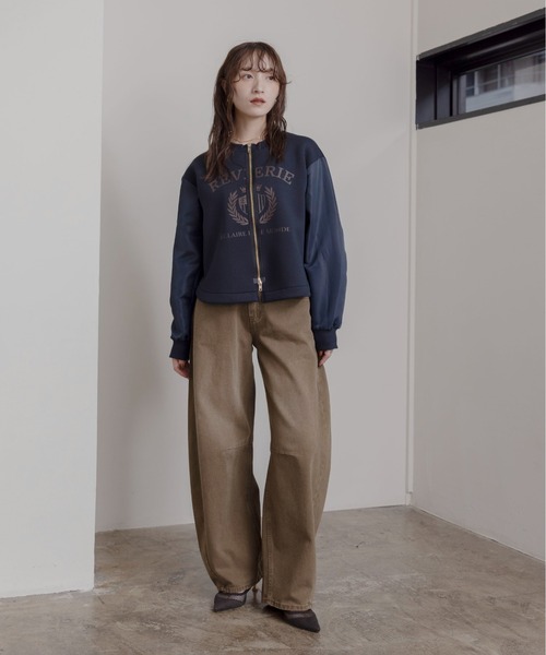 カレッジロゴ カーデ ブルゾン Eimee Law│Eimee Law & LHELBIE 公式