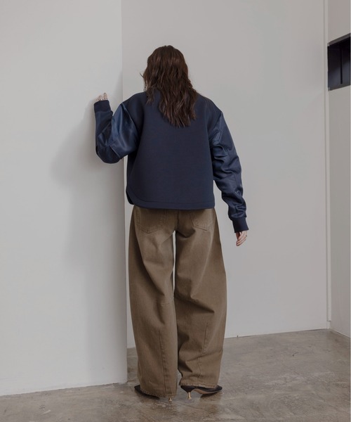 カレッジロゴ カーデ ブルゾン Eimee Law│Eimee Law & LHELBIE 公式