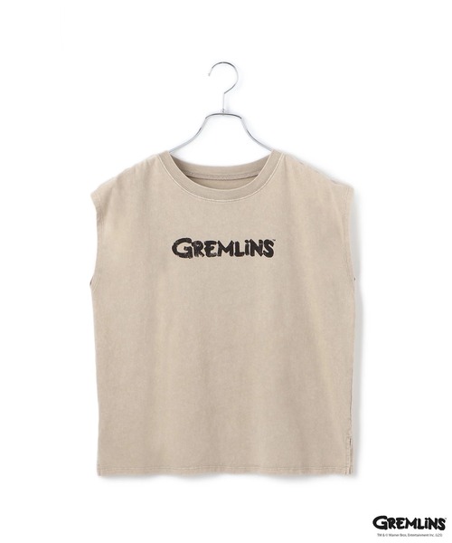 VIS(ビス)の「【グレムリン】VIS別注 ビンテージ風レタリング&フォトTシャツ(Tシャツ/カットソー・レディース・スミクロ/ベージュ・FREE)」の16枚目の写真