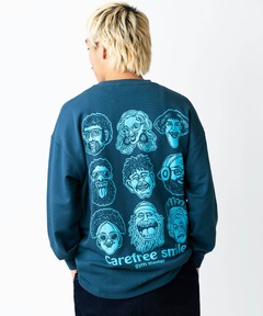 10.3oz carefree smile スウェットビッグTEE