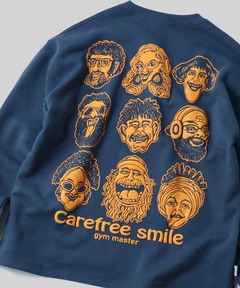 10.3oz carefree smile スウェットビッグTEE