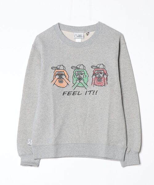 10.3oz FEEL IT! 刺繍スウェットシャツ | ジムマスター（gym