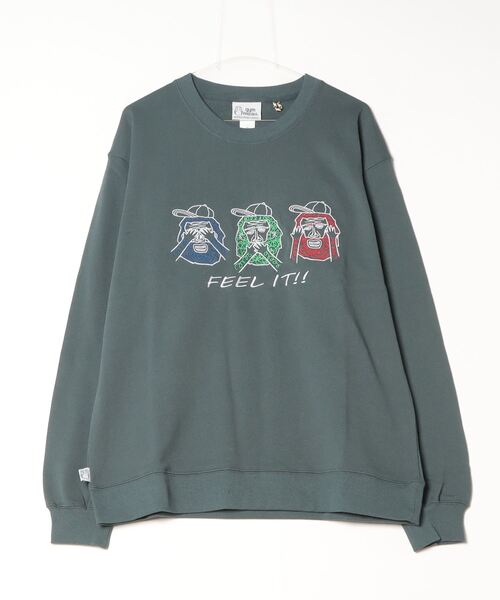 Hughページ 10.3oz FEEL IT! 刺繍スウェットシャツ | ジムマスター（gym