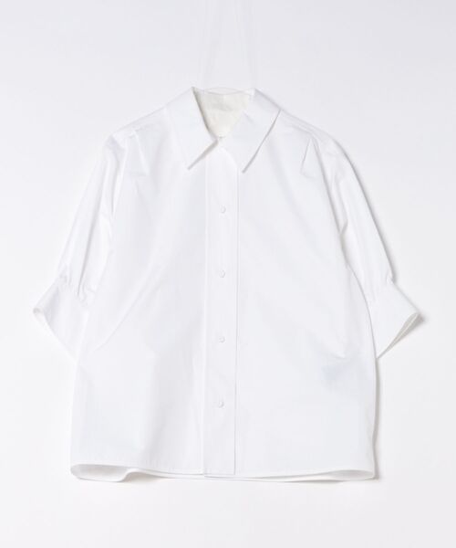 ジルサンダーJIL SANDER ホワイトプルオーバーシャツ バルーン袖 セール】JIL SANDER SHIRT 77 SS（シャツ/ブラウス）｜JIL